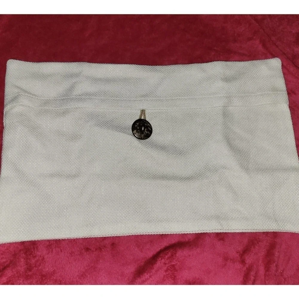 Decorative Pillow case with button